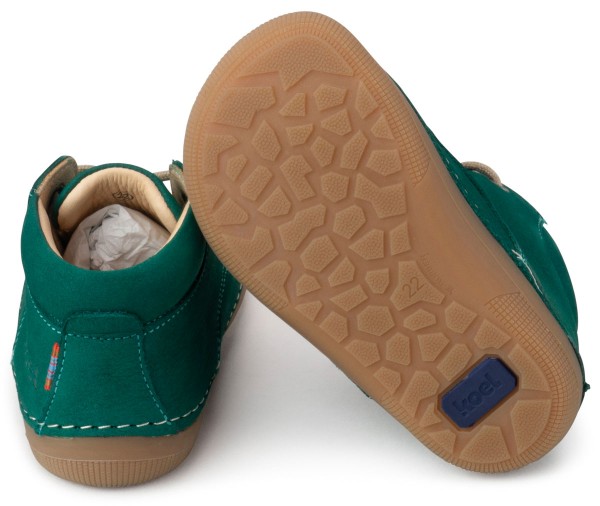 Koel baby ~ Avery Bio Lauflerner Schnürschuh ~ Emerald