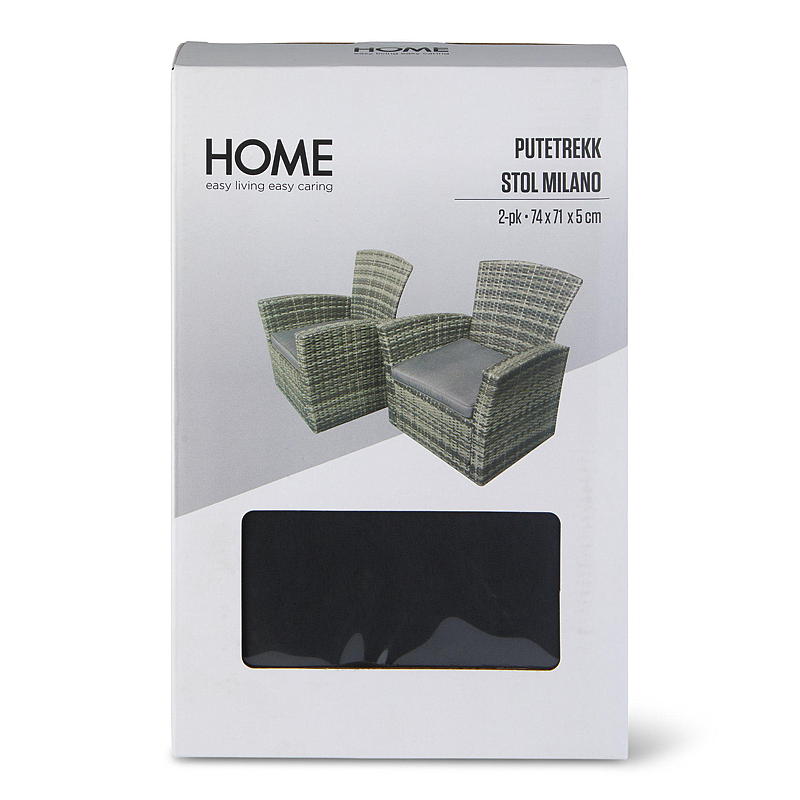 Home Putetrekk Milano til stol, 2-pk