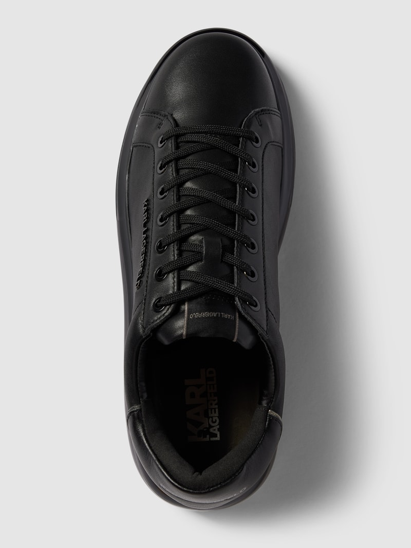 Sneaker aus Leder Modell 'KUSHIO' in schwarz