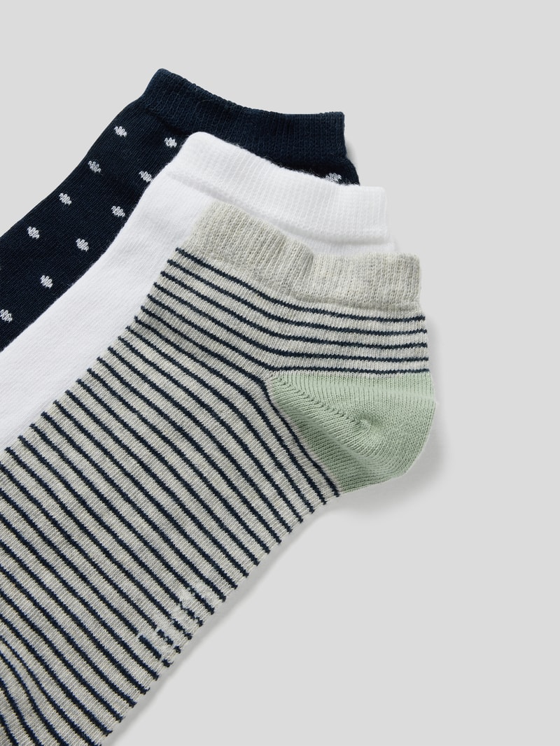 Socken mit Label-Print im 2er-Pack in marineblau