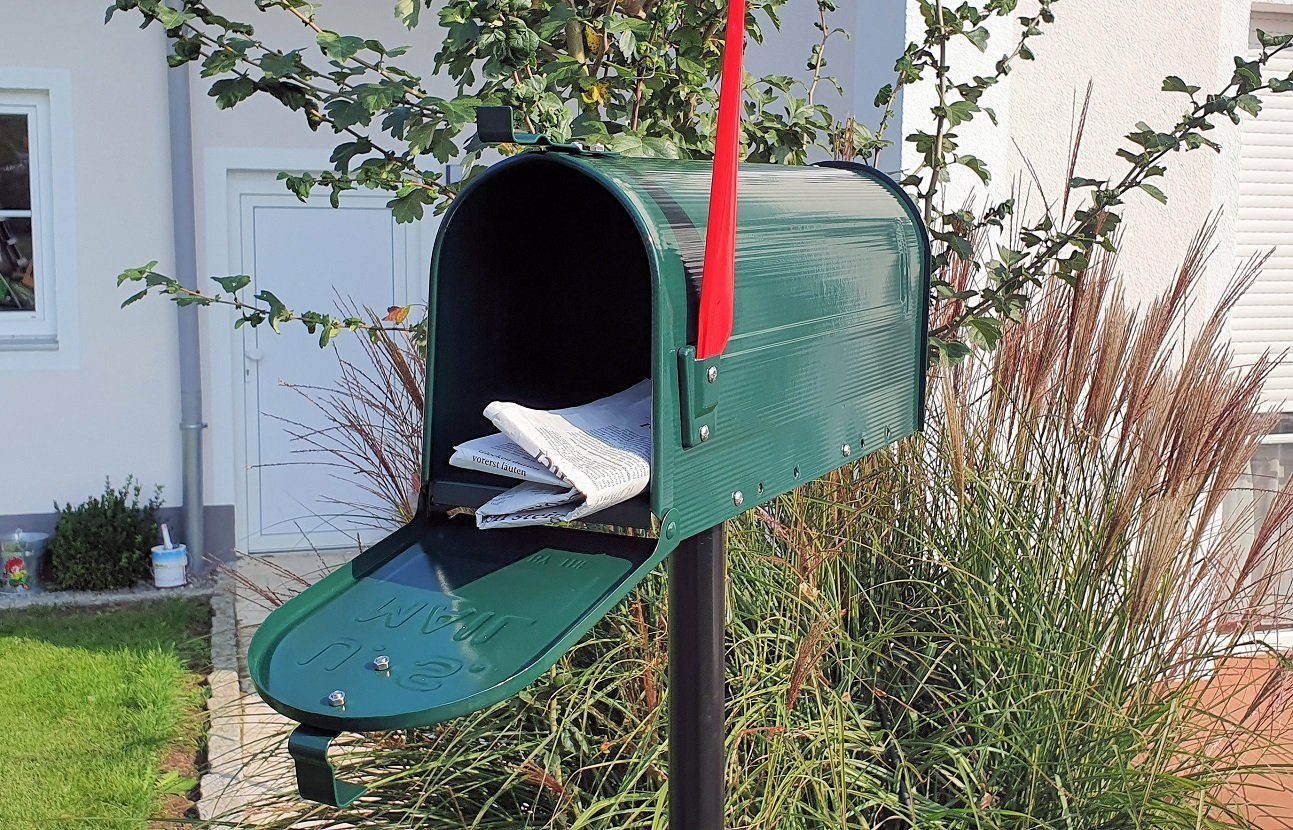 BruKa Standbriefkasten US Mailbox POSTMASTER Amerikanischer Briefkasten Mail Box Standbriefkasten USA