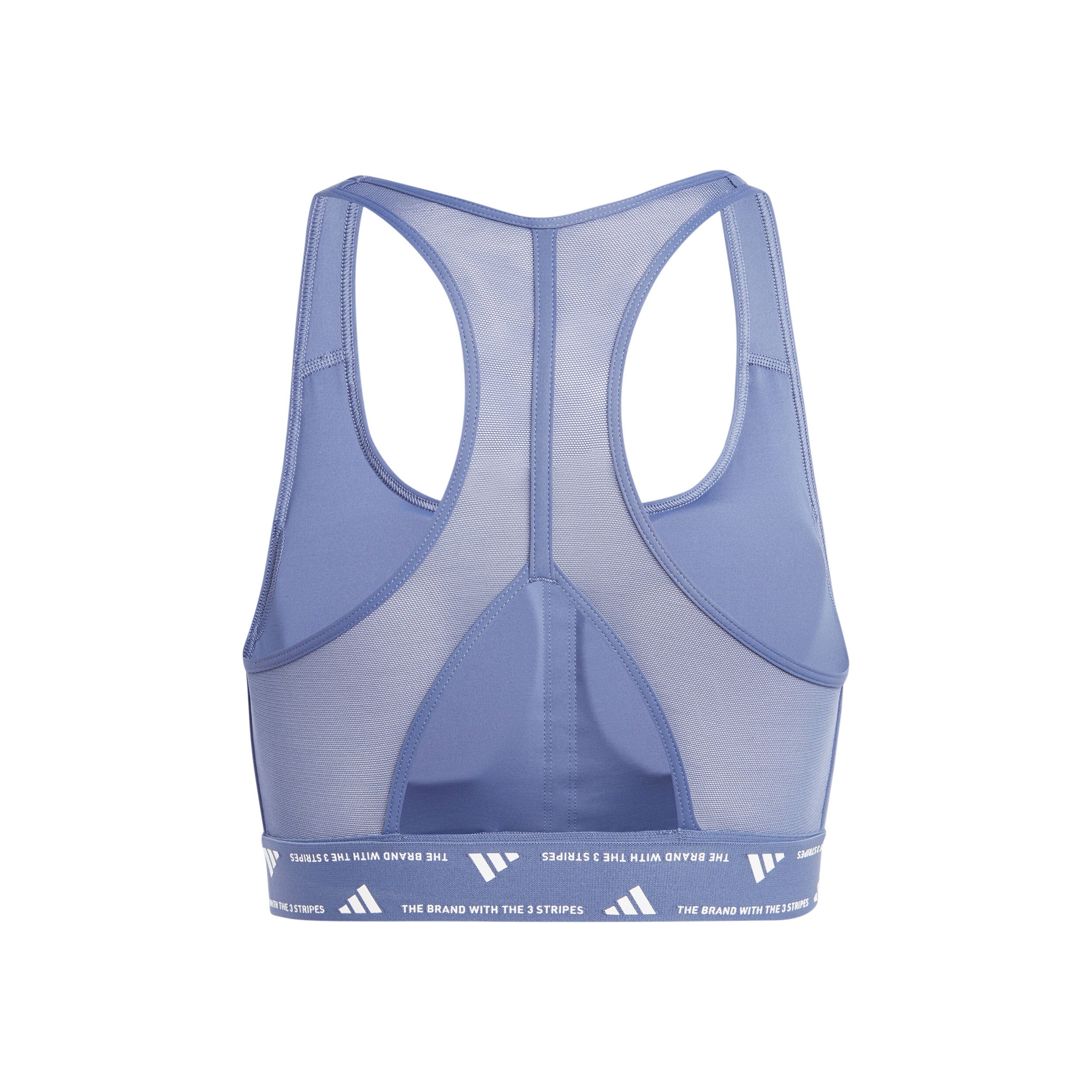 PWRCT Medium Support Sport-BH Damen - Blaugrau