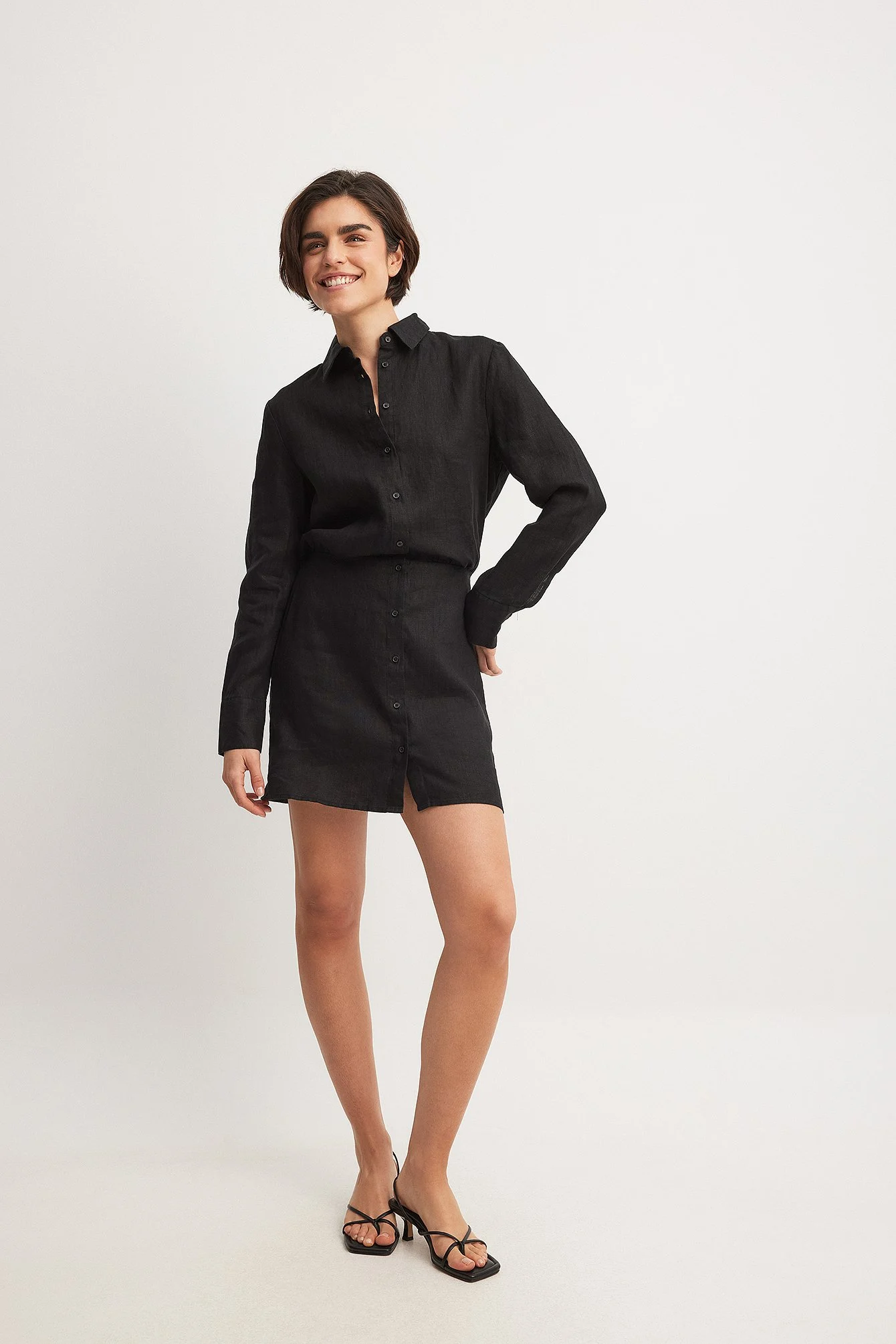 Hemdkleid aus Leinen