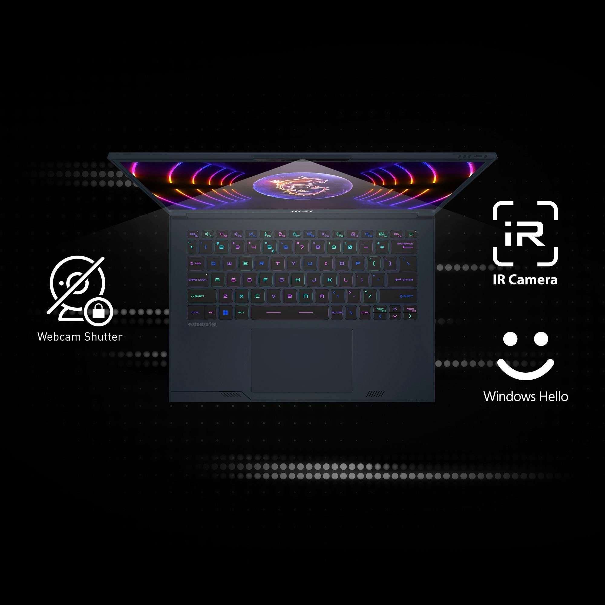 MSI Stealth 14 Studio A13VE-029 Gaming-Notebook (35,7 cm/14 Zoll, Intel Core i7 13700H, GeForce RTX 4050, 1000 GB SSD)