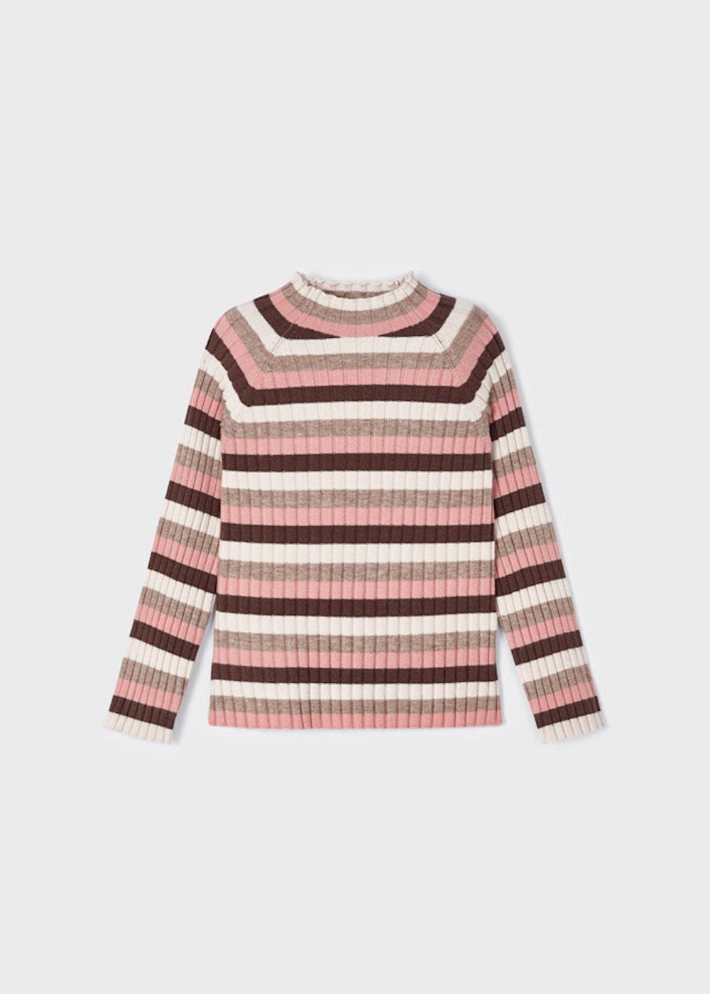 Mayoral Stehkragenpullover Pullover mit gerippten Stehkragen (400232)