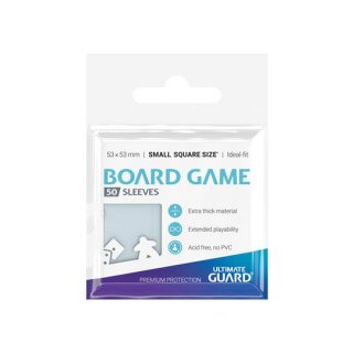 Ultimate Guard Premium Soft Sleeves für Brettspielkarten Quadratisch Klein (50)