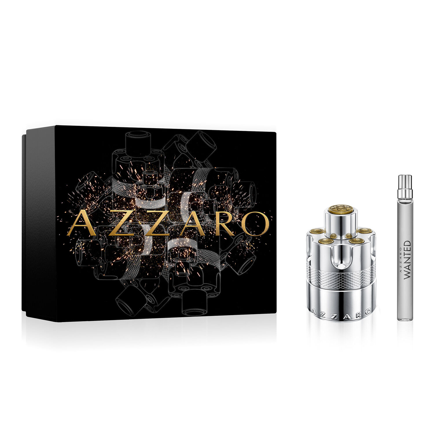 Azzaro Wanted Coffret Eau de Parfum 50ml et 10ml Format Voyage