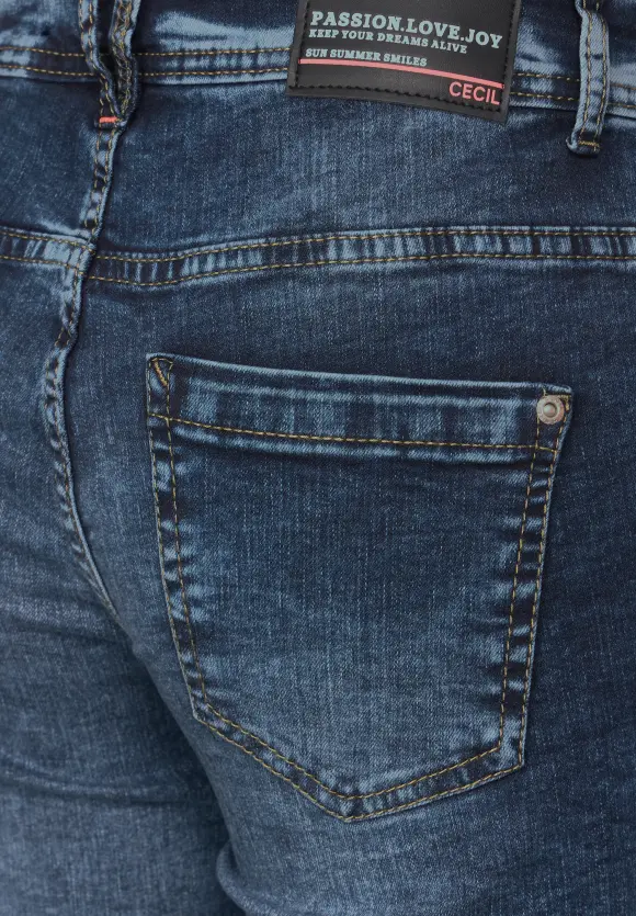 CECIL Loose Fit Jeansshorts