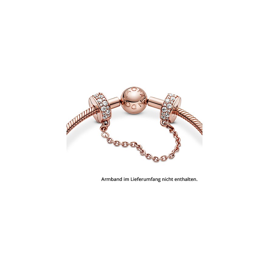 Pandora Charm Timeless Klare Pavé Clip Komfortkette