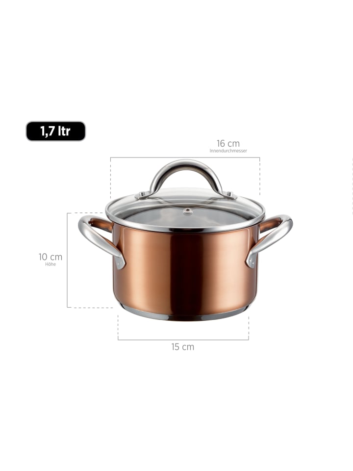 Mäser Kochtopf-Set Asterion in Kupfer günstig kaufen onesize