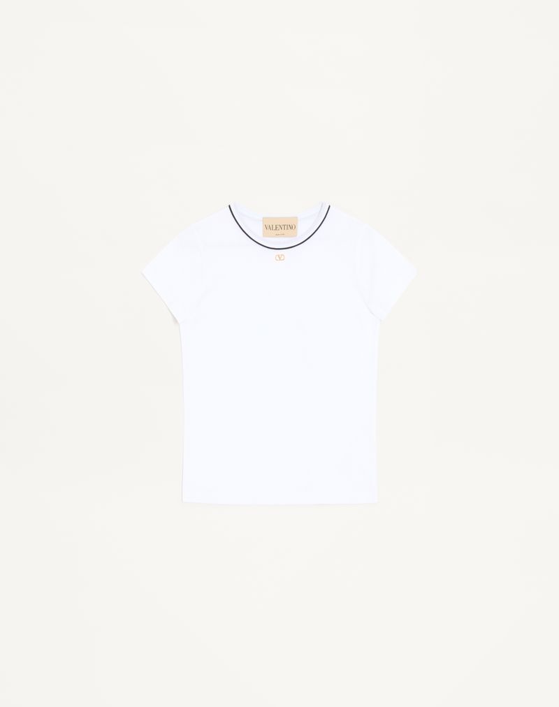 Camiseta de malha de algodão