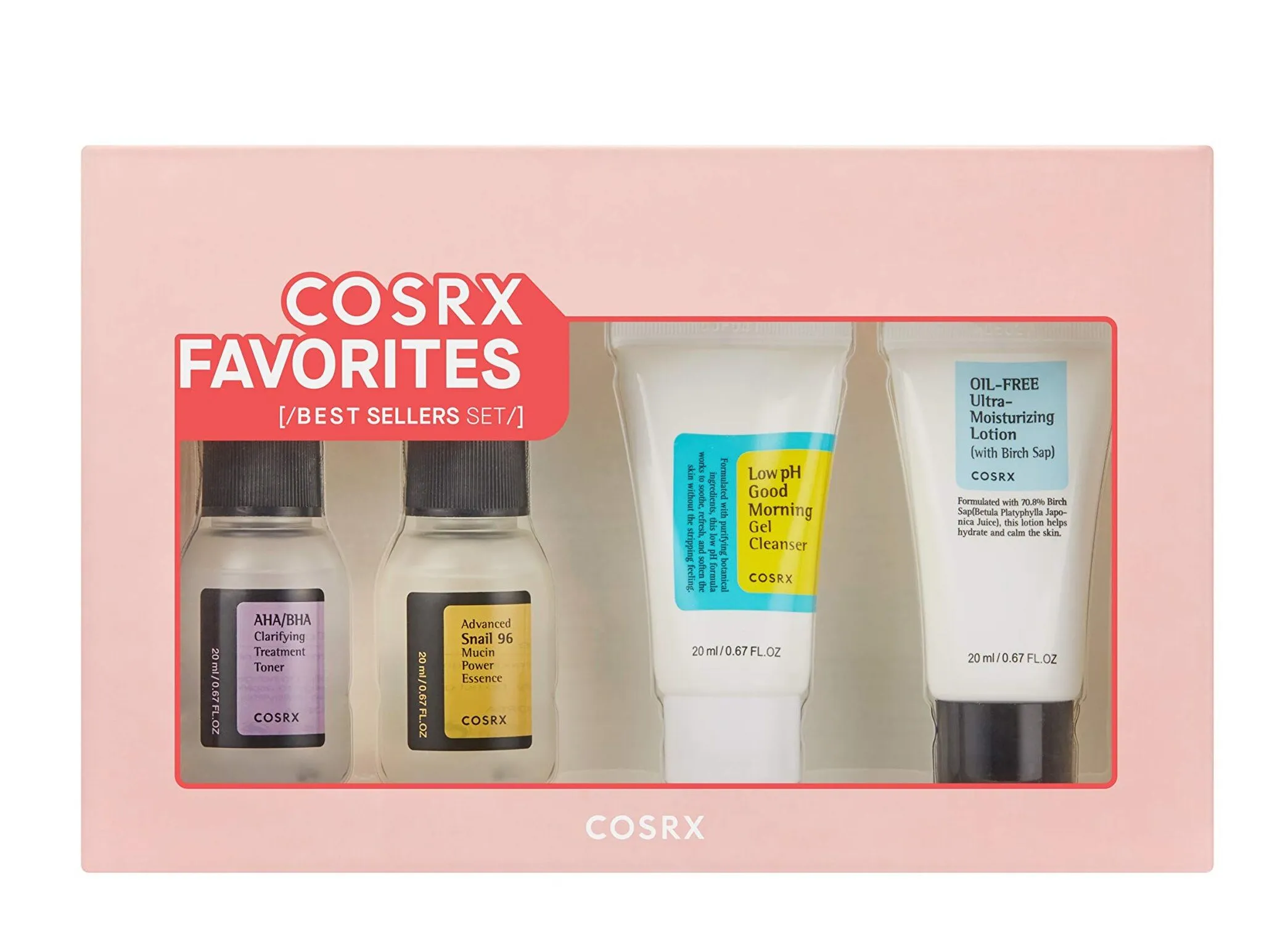 „Cosrx Favorites“ perkamiausių produktų rinkinys