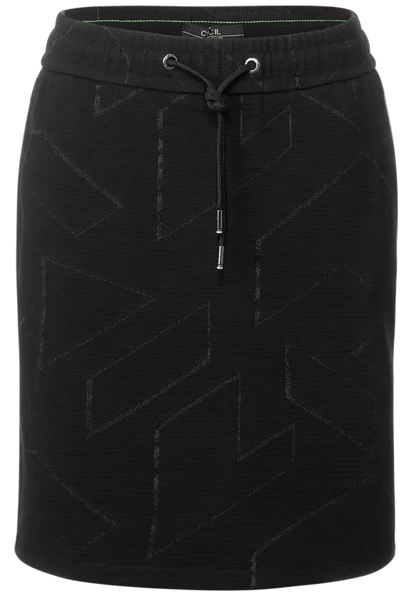 CECIL Jersey Rock mit Muster