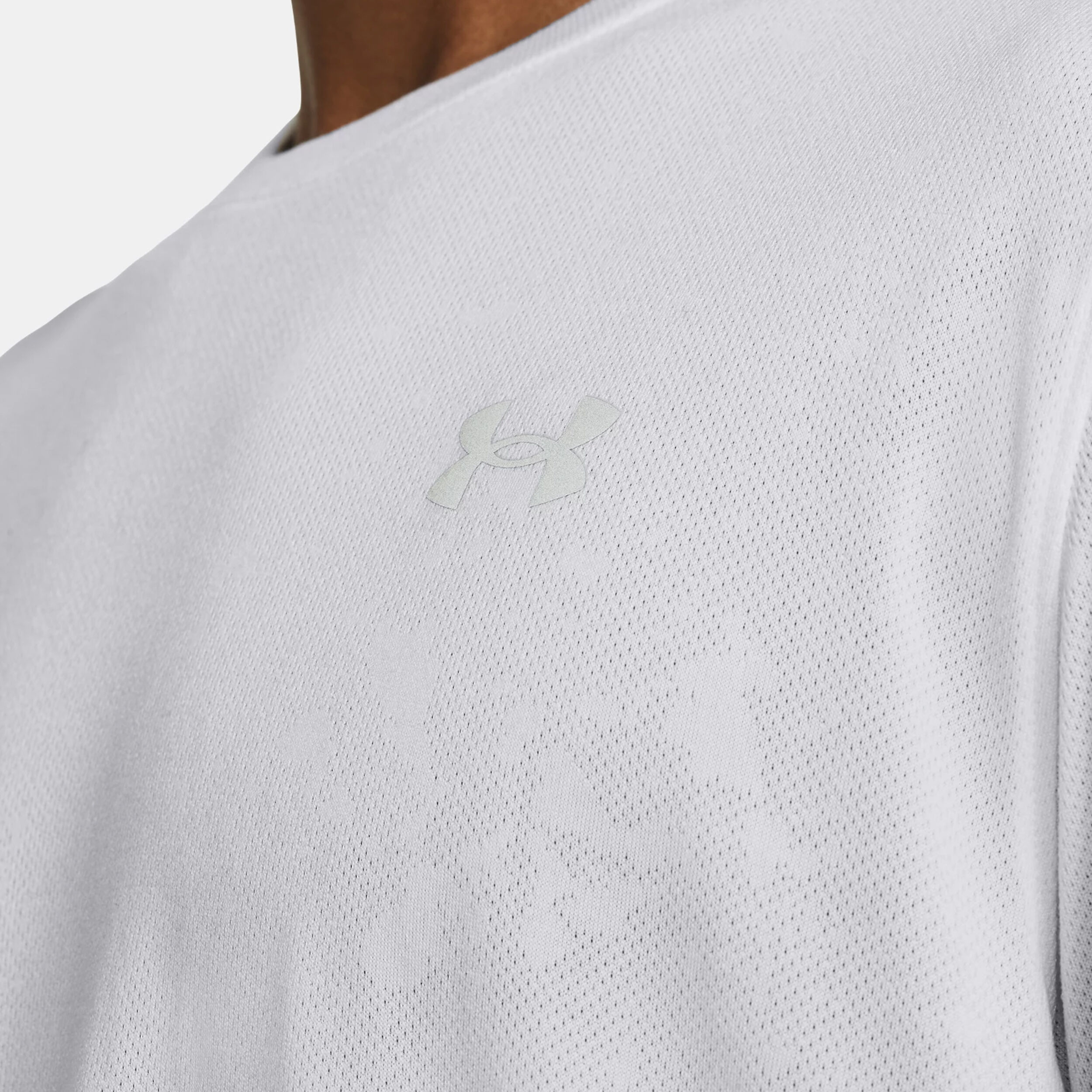 Streaker Splatter SS Laufshirt Herren - Weiß