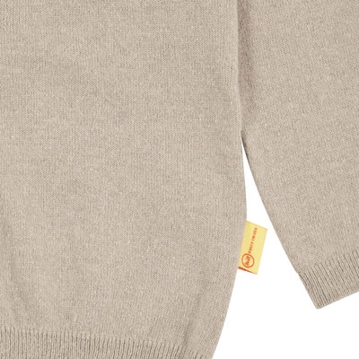 Strickjacke, hellgrau für Jungs