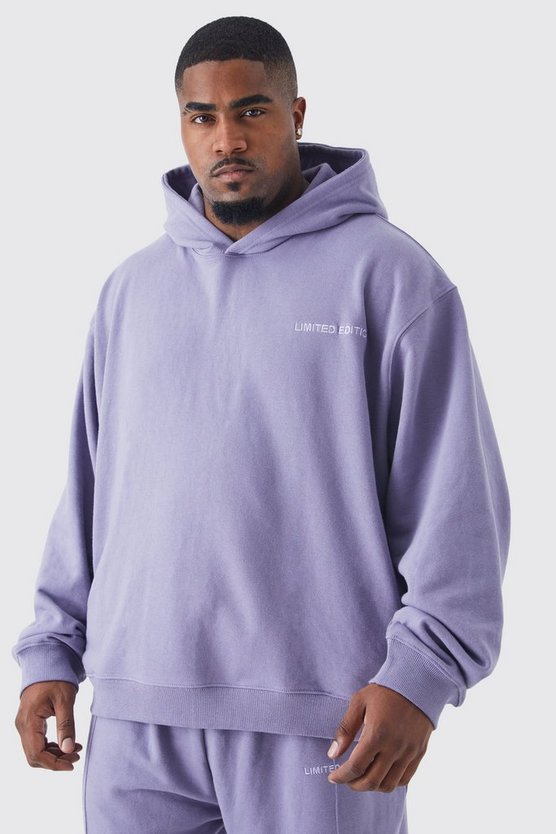 Plus kastiger Oversize Hoodie