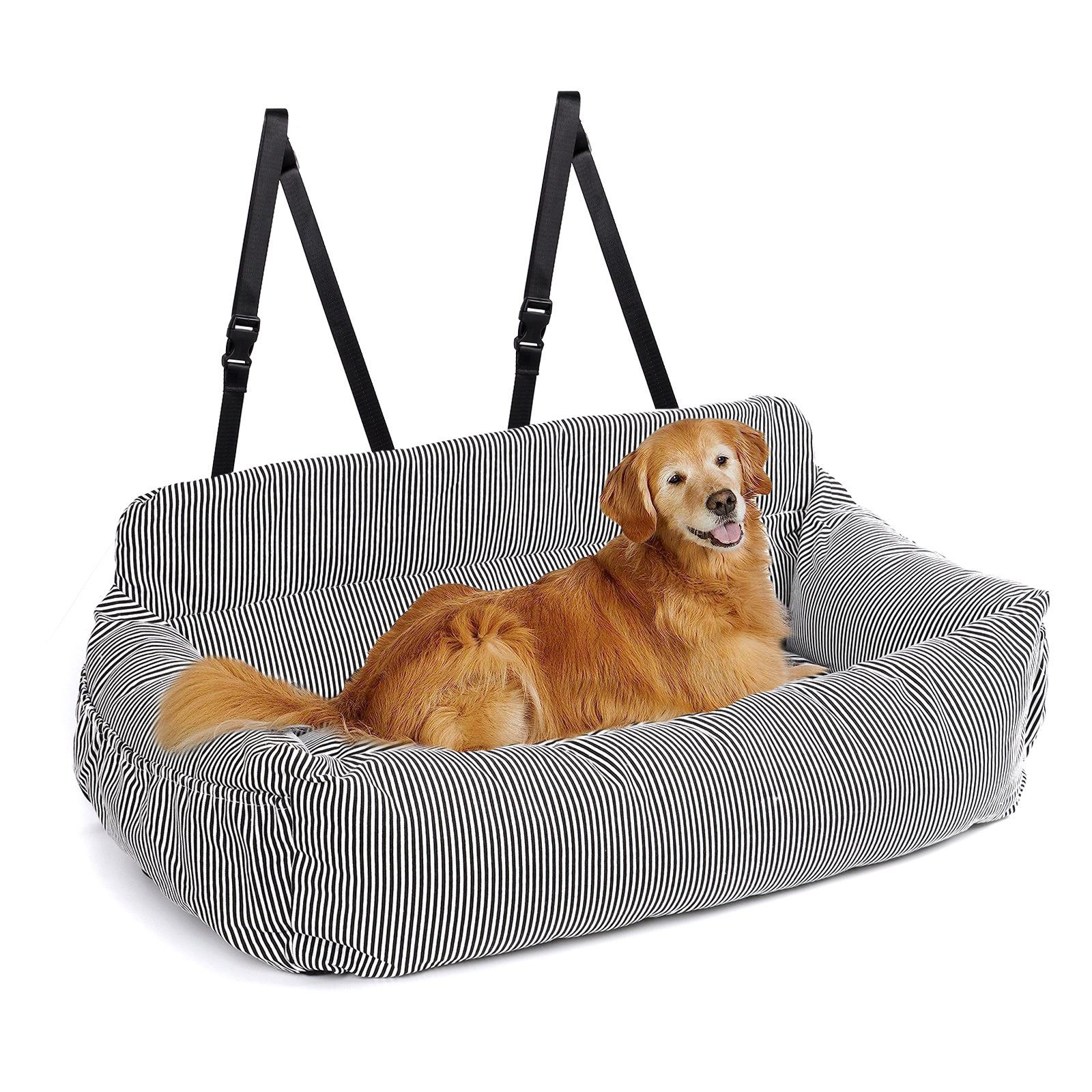 CALIYO Hunde-Autositz 2-in-1 Autositz und Bett für Hunde, wasserfest Hundesitz, geeignet für alle Arten von Autos, multifunktionales Hundebett
