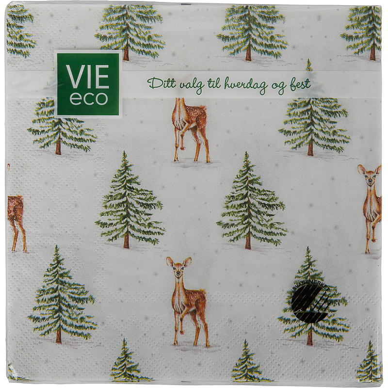 Vie Eco Servietter 20-pk 33x33 cm, Advent