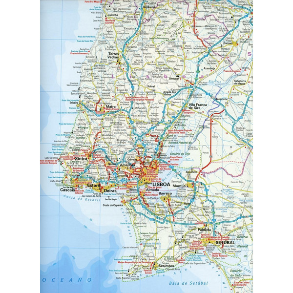 Reise Know-How Landkarte Portugal 1 : 350 000 - Straßenkarte
