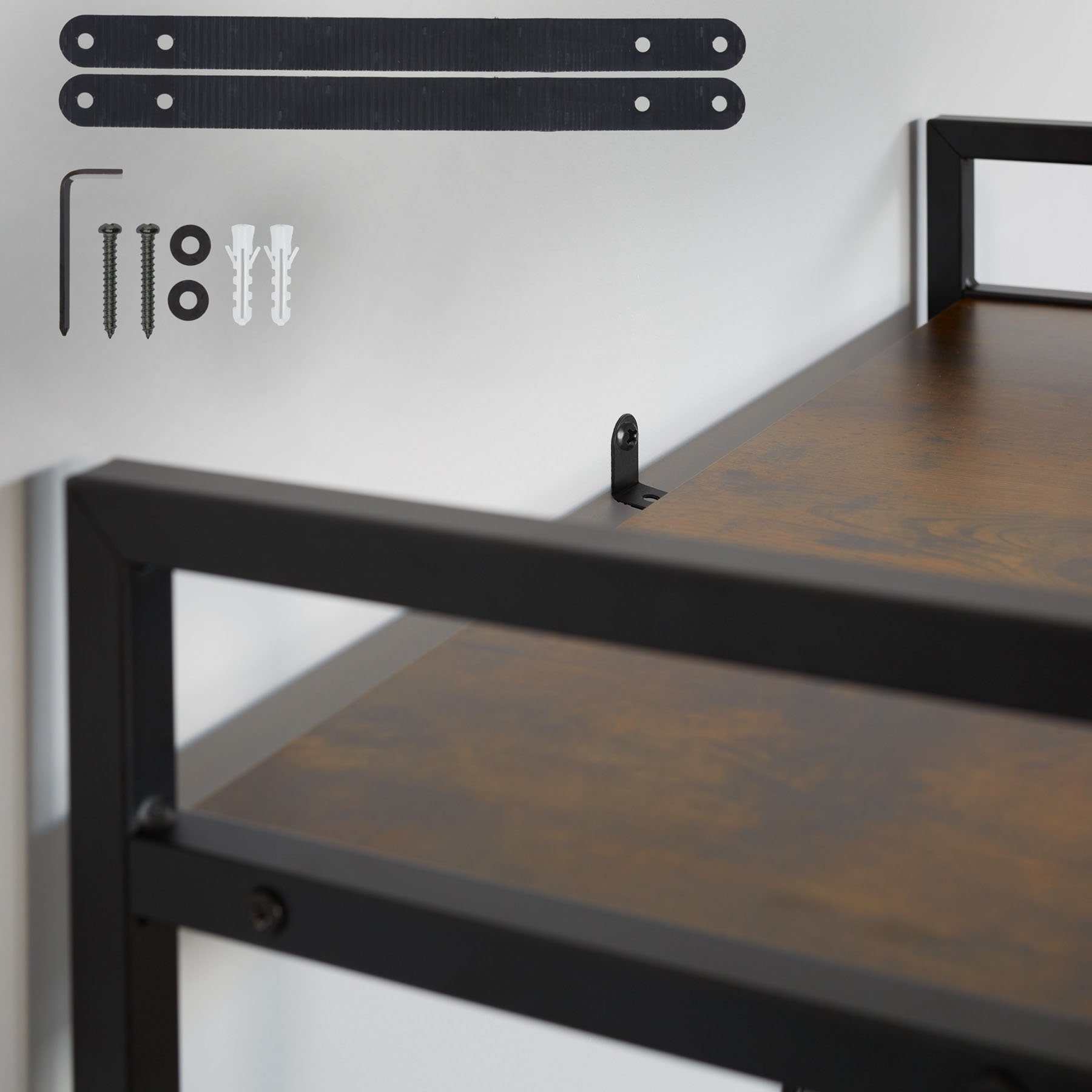 tectake Bücherregal Leeds, Einzelstück