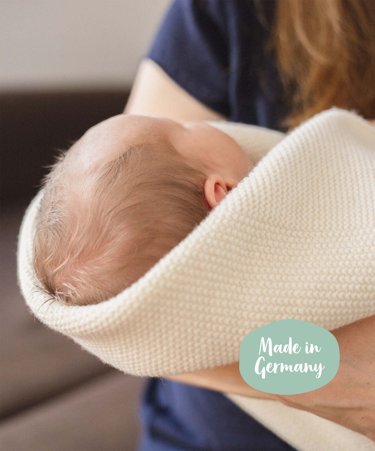 Babydecke aus Bio-Lammwolle