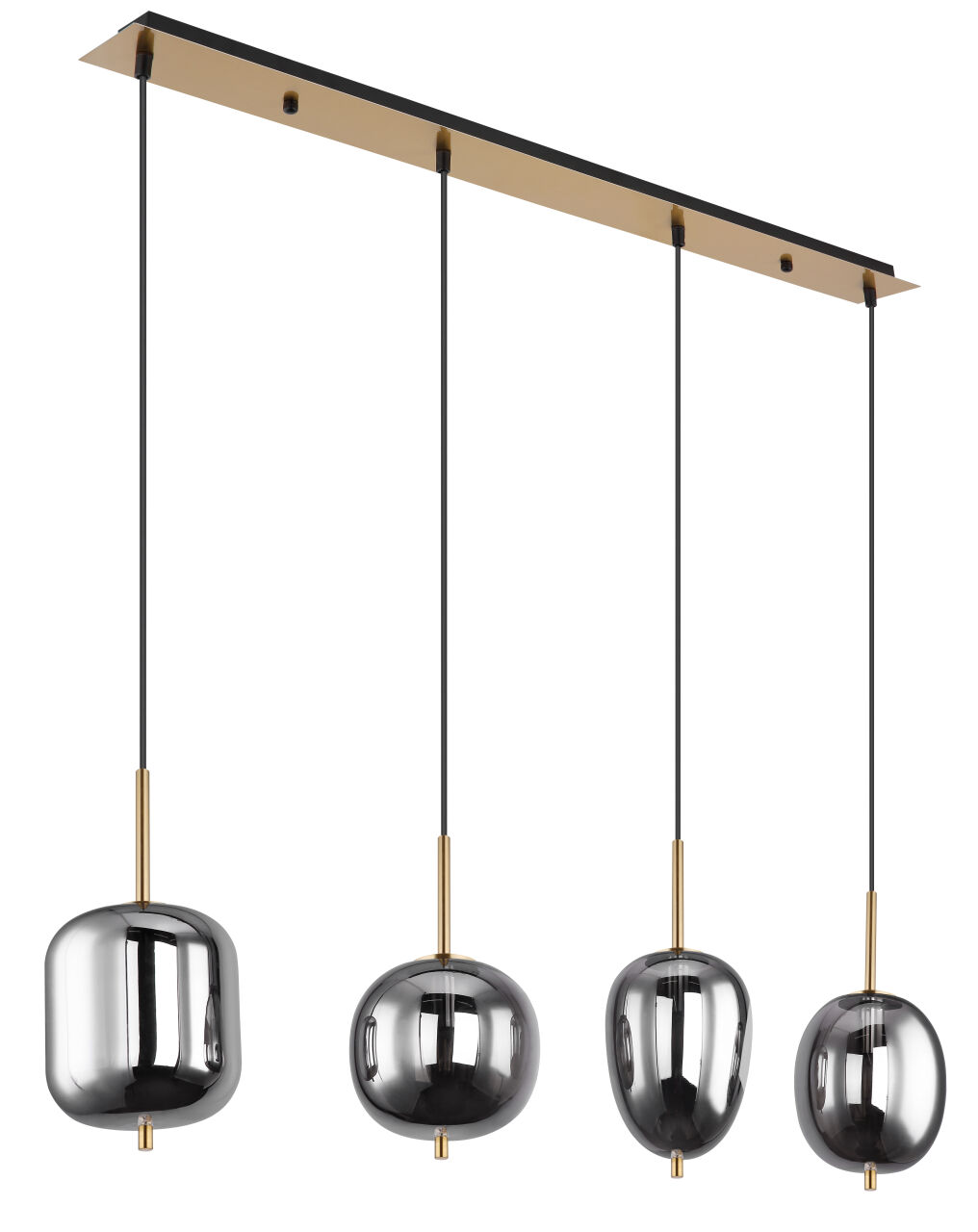 Globo Lighting - BLACKY I - Hängeleuchte Metall, 4x E14
