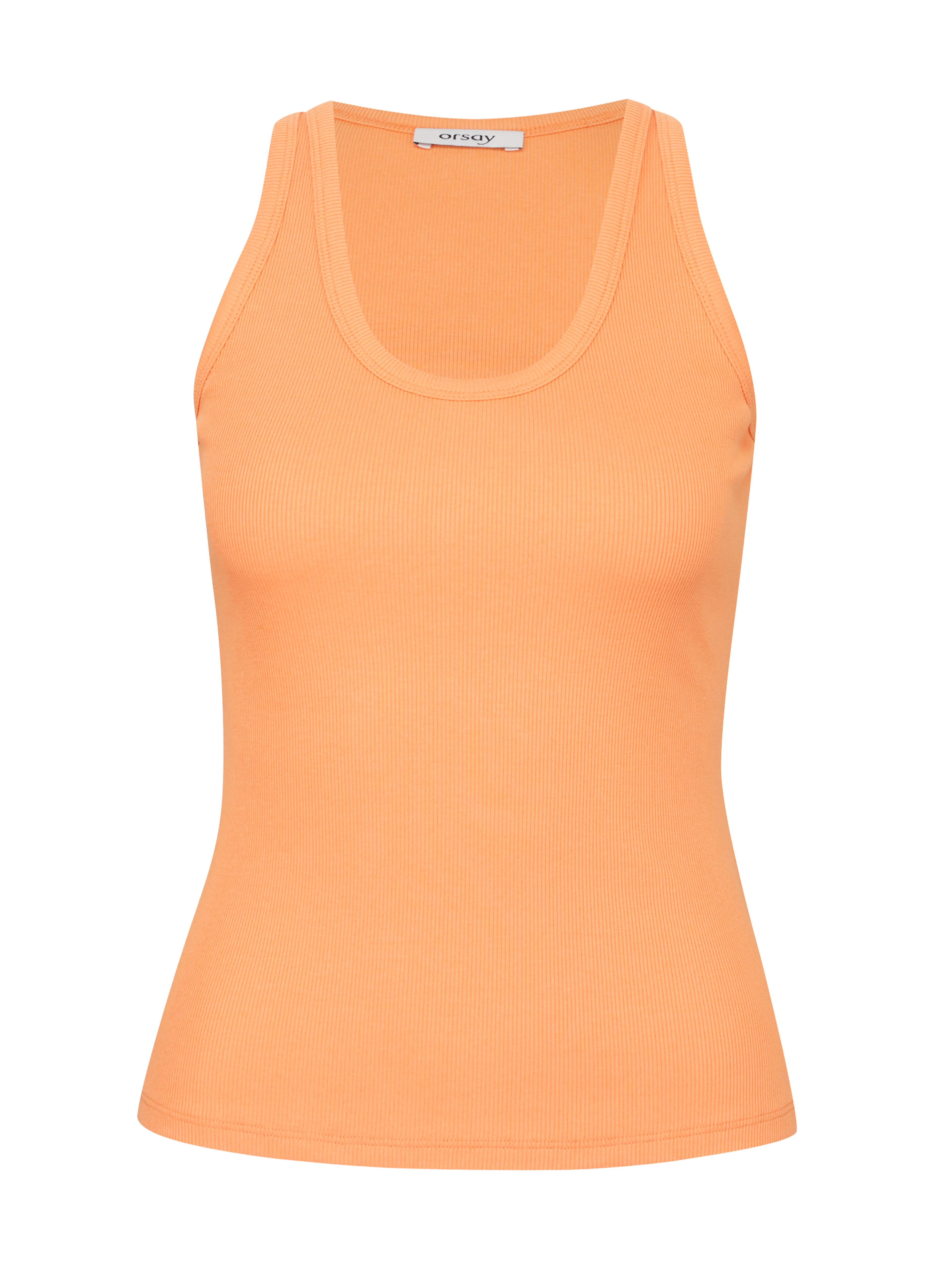 Orangefarbenes Damen-Crop-Tank-Top ORSAY
