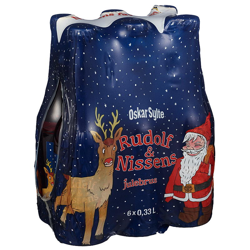 Oscar Sylte Rudolf og Nissen 6 x 0,33 liter
