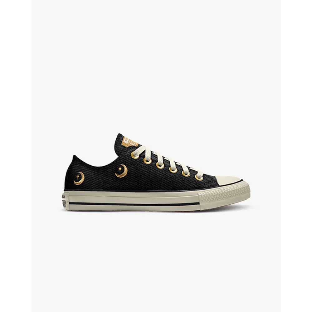 Converse Personalisierbarer Chuck Taylor All Star Embroidery By You 163037CHO23_BLACKDENIM_MOONS_CO / schwarz