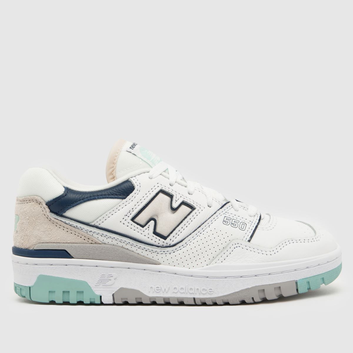 New Balance 550 sportcipő fehér és kék színben