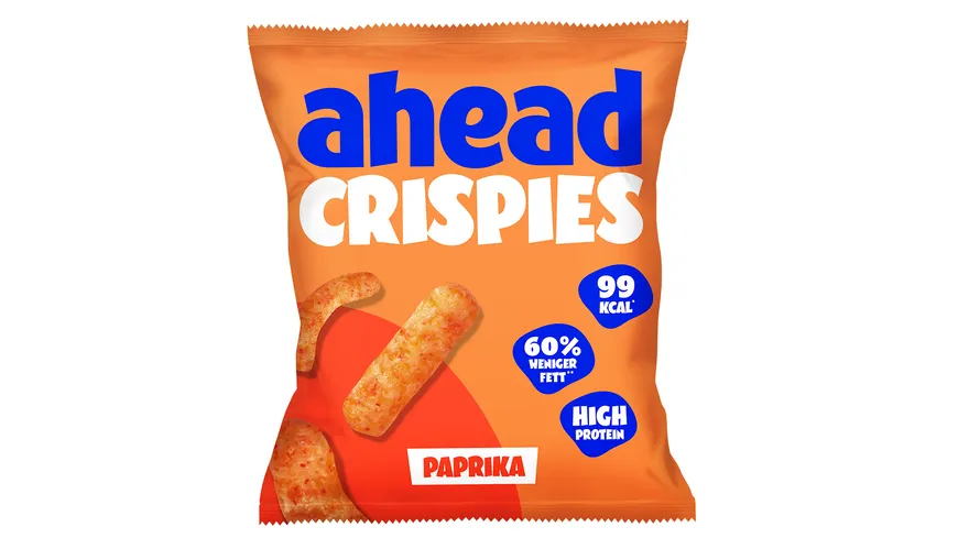AHEAD Crispies High Protein Paprika 50 g