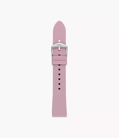 Fossil Silikonband für Damenuhr 18 mm Lavendel