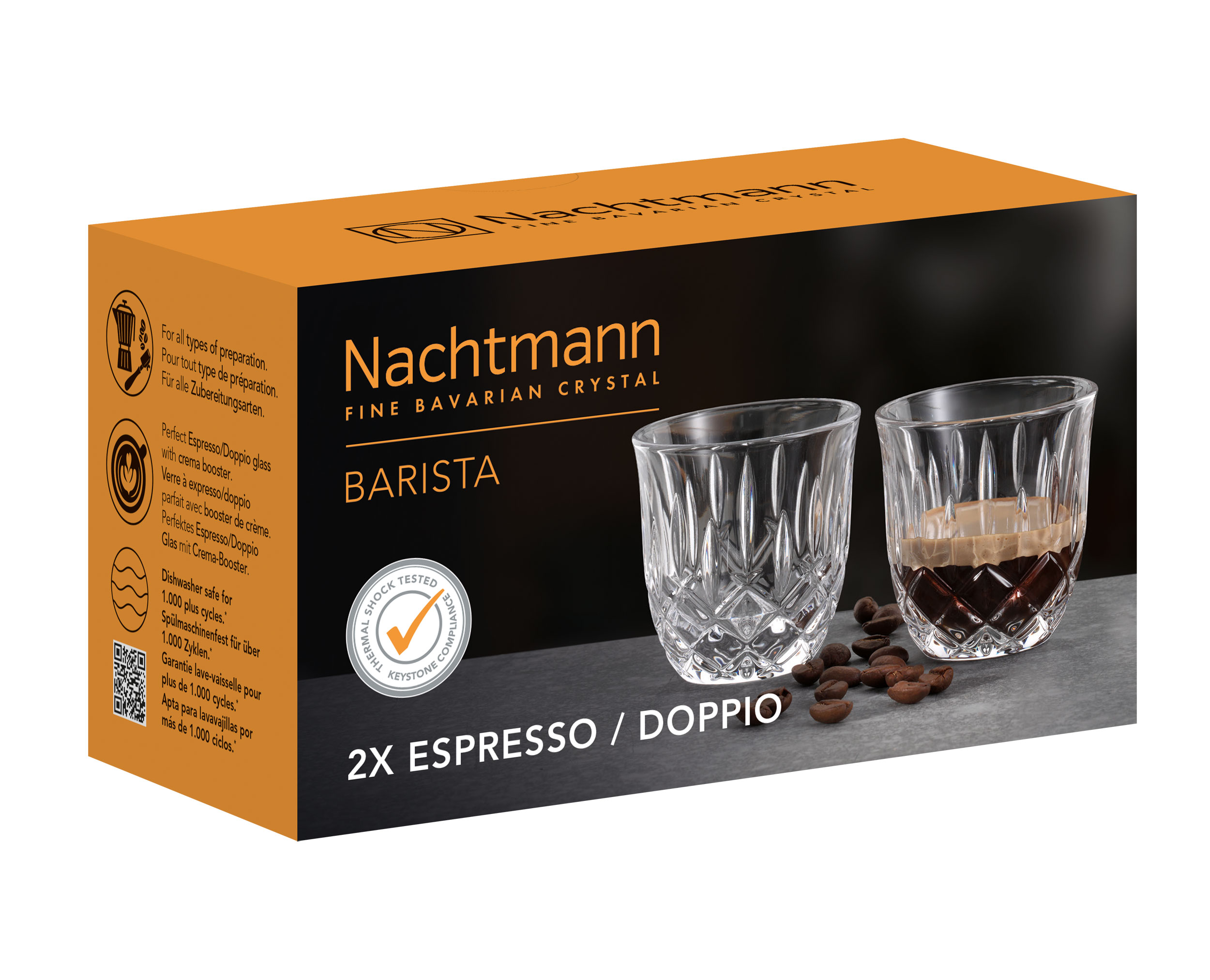 Nachtmann2er Espressoglas 90ml
