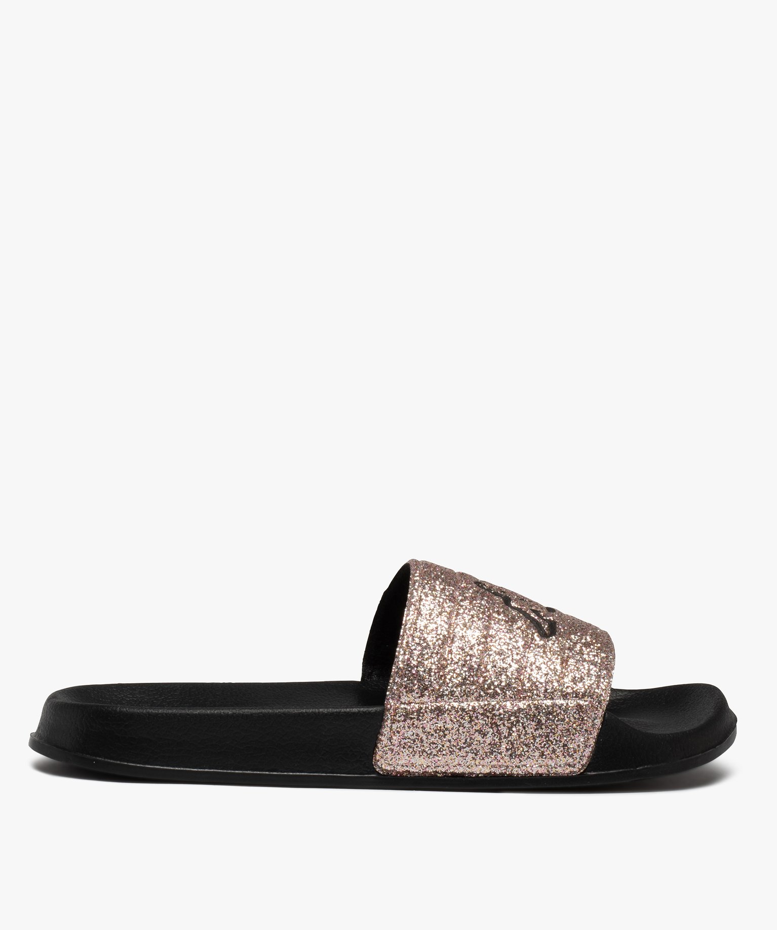 Mules de piscine femme pailletées - Kappa Matese noir | GEMO