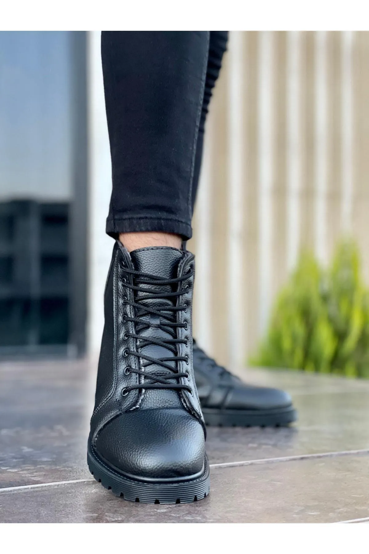 MUGGO  Stiefelette - Schwarz - Blockabsatz