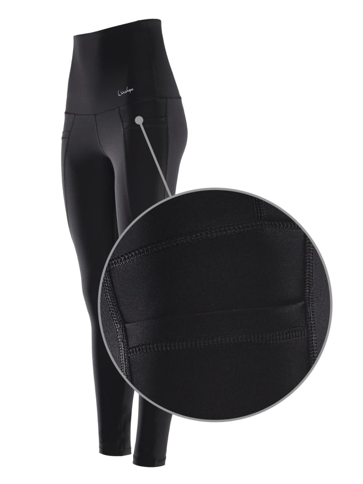 Winshape Functional Power Shape High Waist Tights mit drei Taschen HWL114 in schwarz günstig kaufen