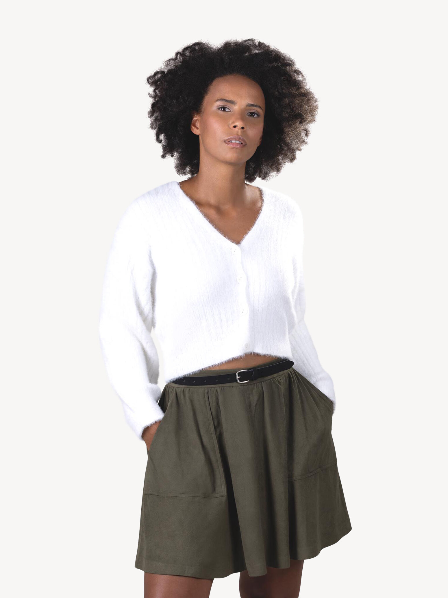 Ceinture en cuir - noir