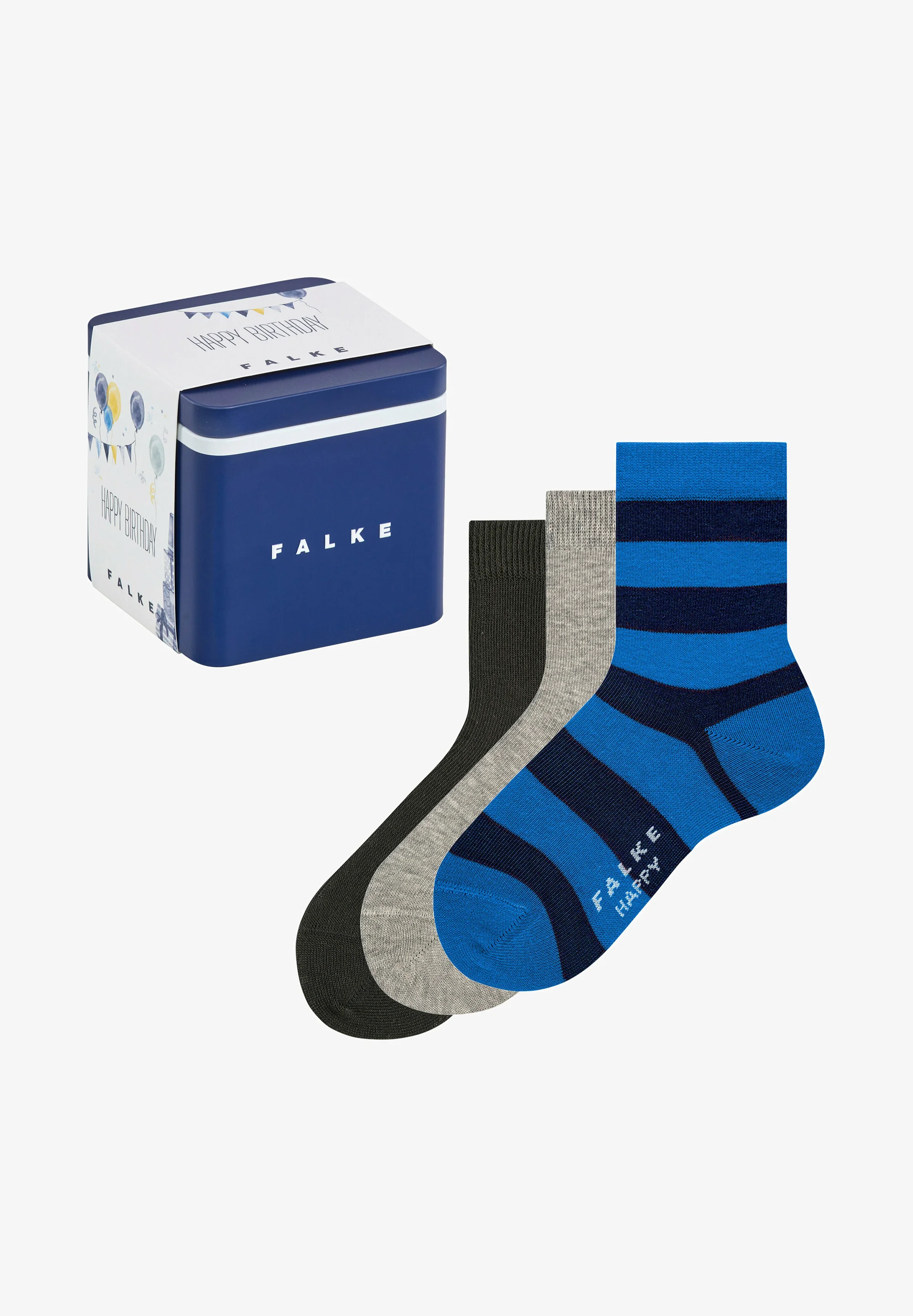 FALKE Happy Giftbox - Paquete de 3 calcetines