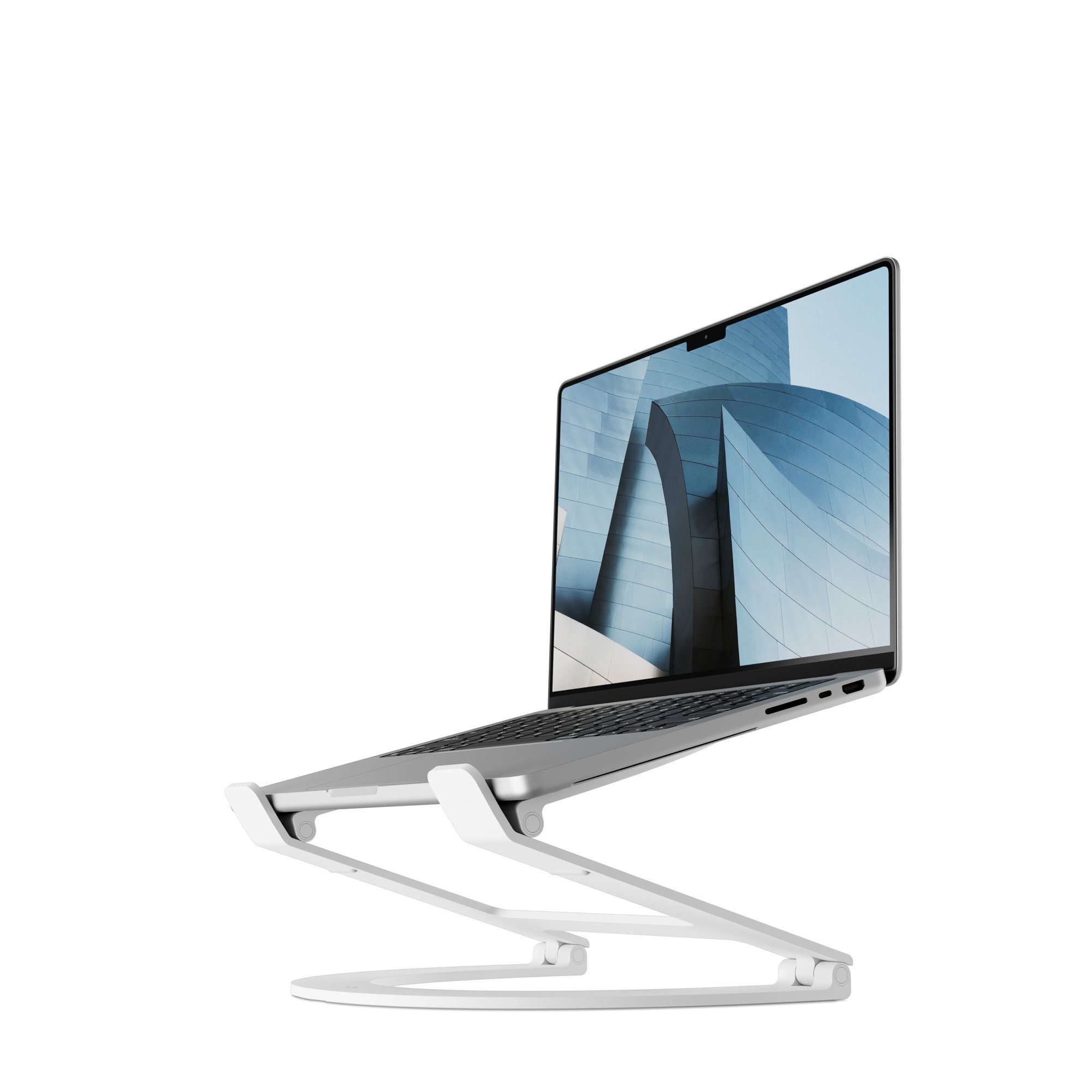 Twelve South Curve Flex - justierbarer Aluminum Stand für MacBook, Notebooks Laptop-Ständer, (Universal bis 22 Zoll)