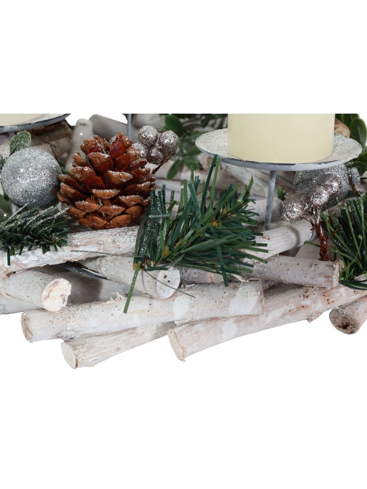 MCW Adventskranz M12 rund, Mit Kerzen günstig kaufen onesize