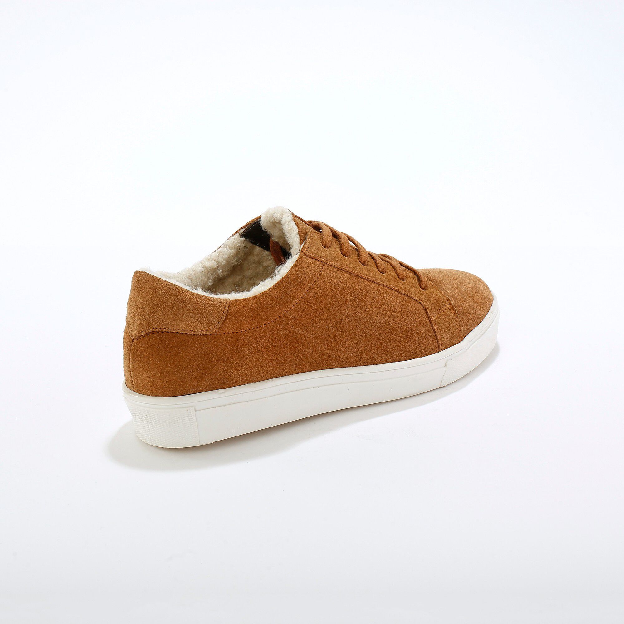 Tennis croûte de cuir, fourrées