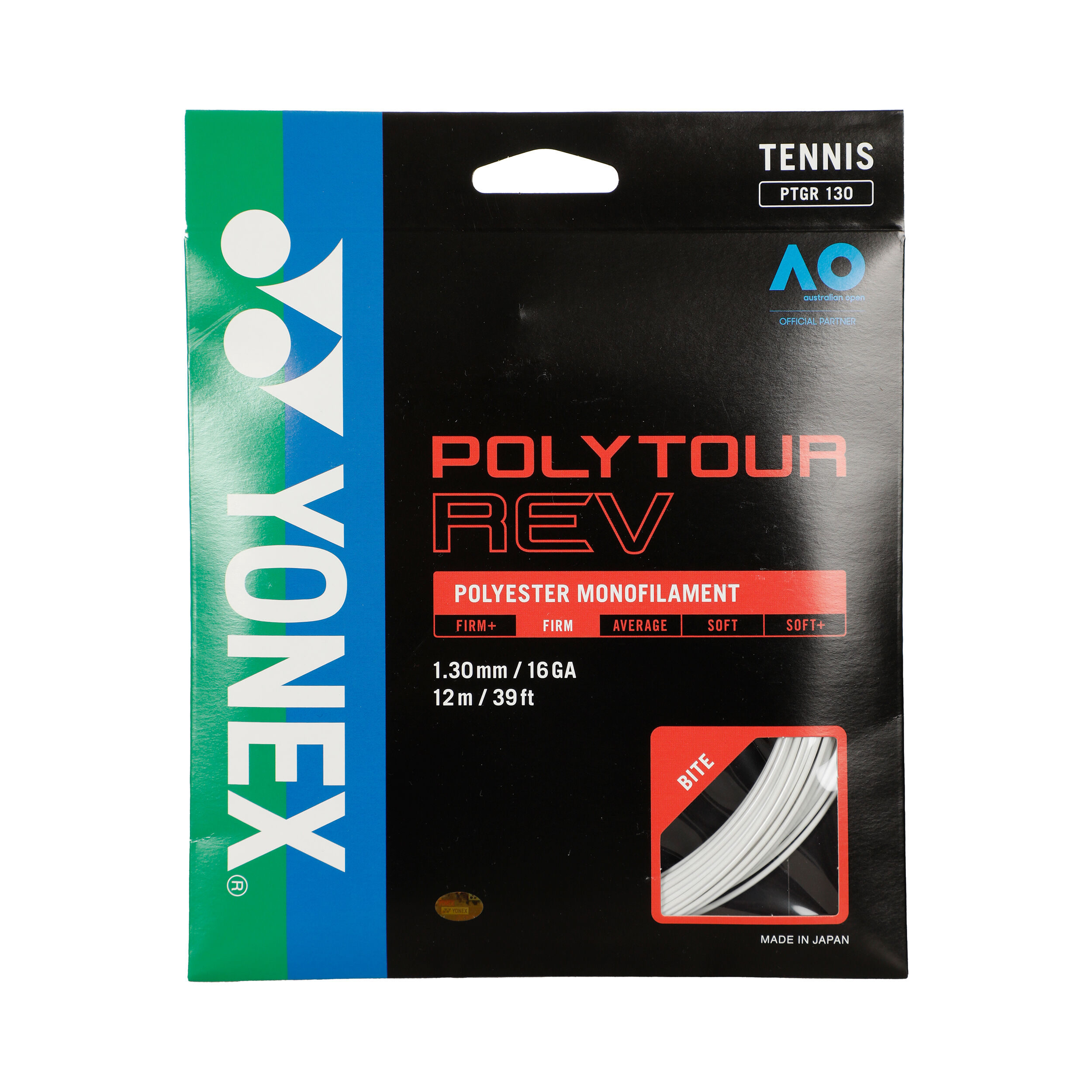 Poly Tour Rev Saitenset 12m - Weiß