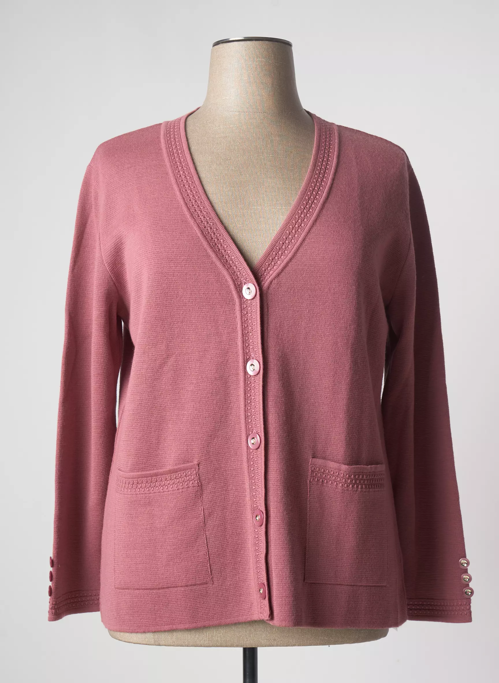 Damart Cardigans Femme couleur rose