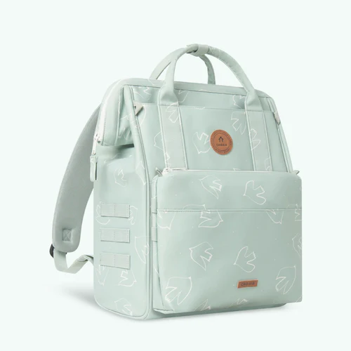 Mint green diaper bag from Aix-en-Provence