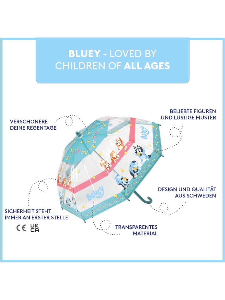 Bluey Accessoires Bluey in blau transparent günstig kaufen onesize