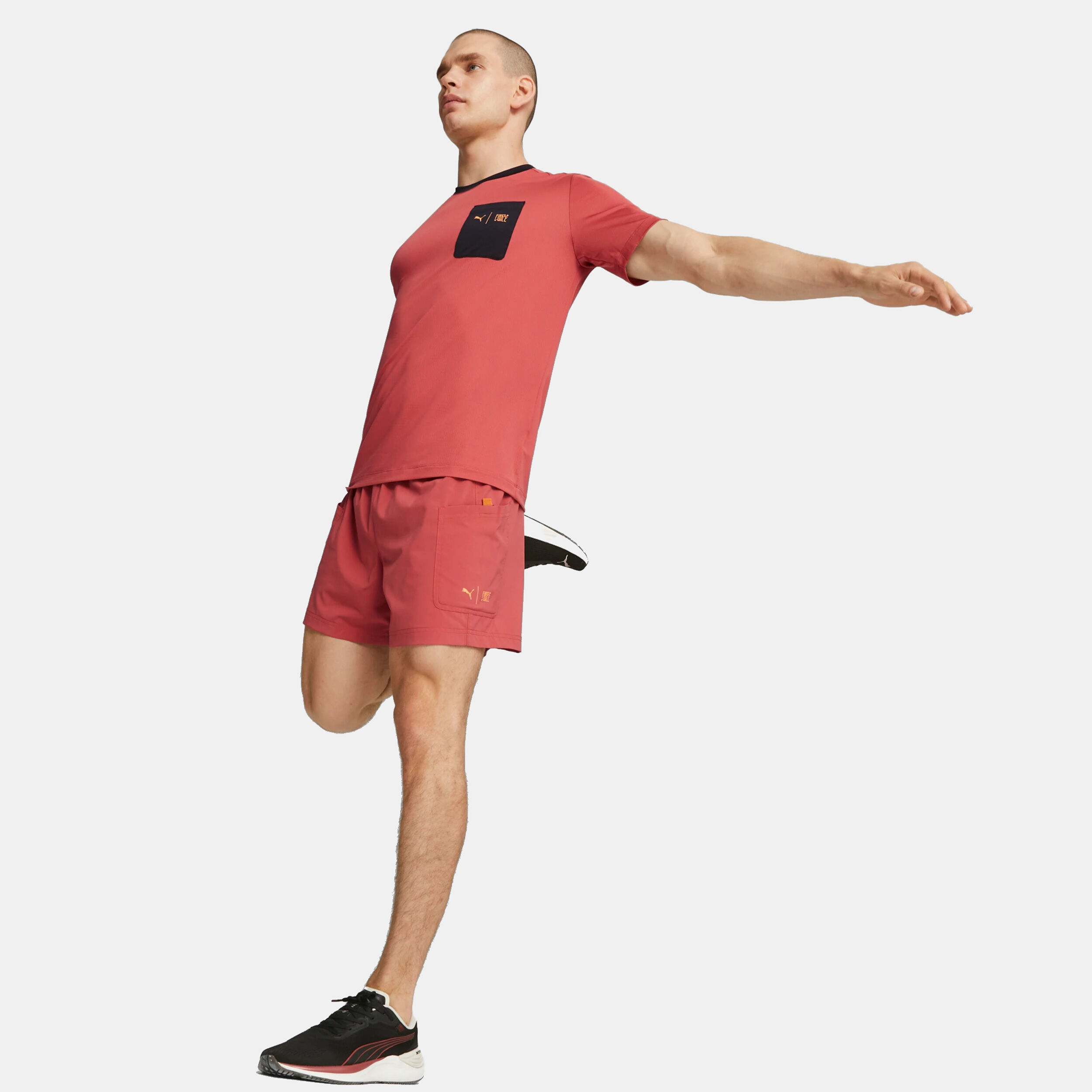 First Mile Laufshirt Herren - Rot