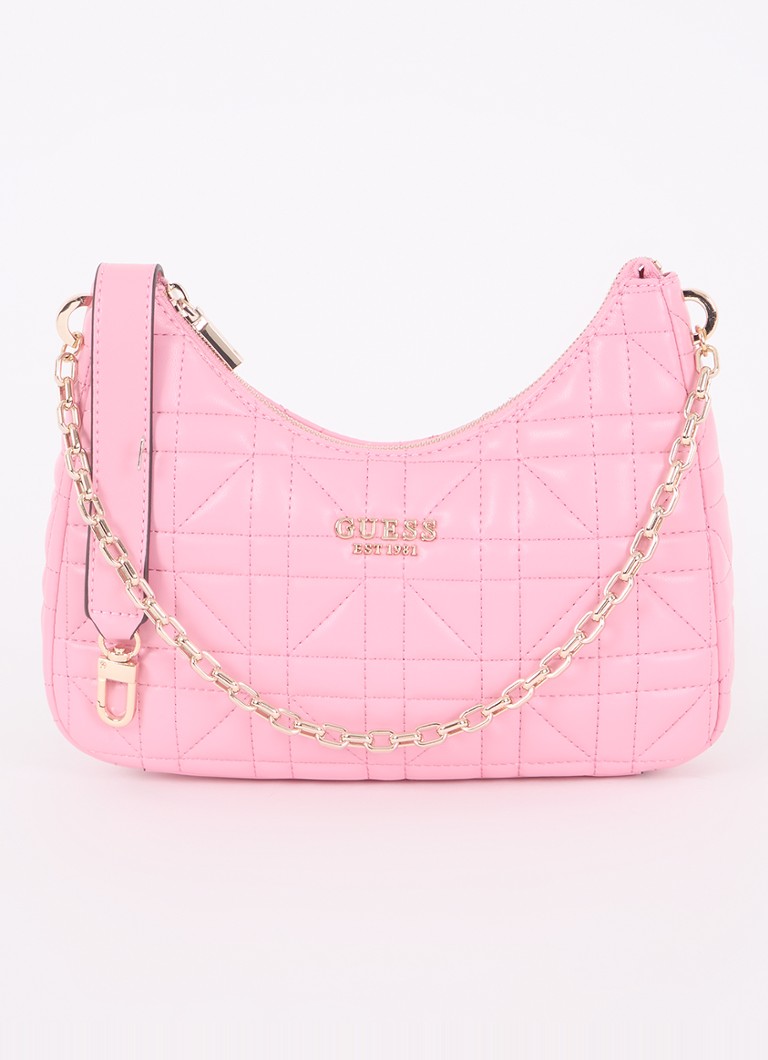 Borsa a tracolla trapuntata GUESS Asia con tracolla removibile
