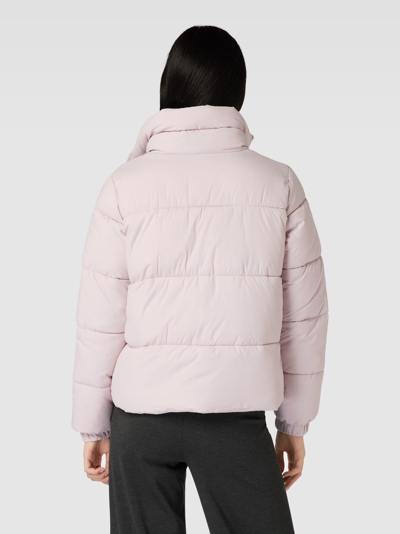 Steppjacke mit Stehkragen in altrosa