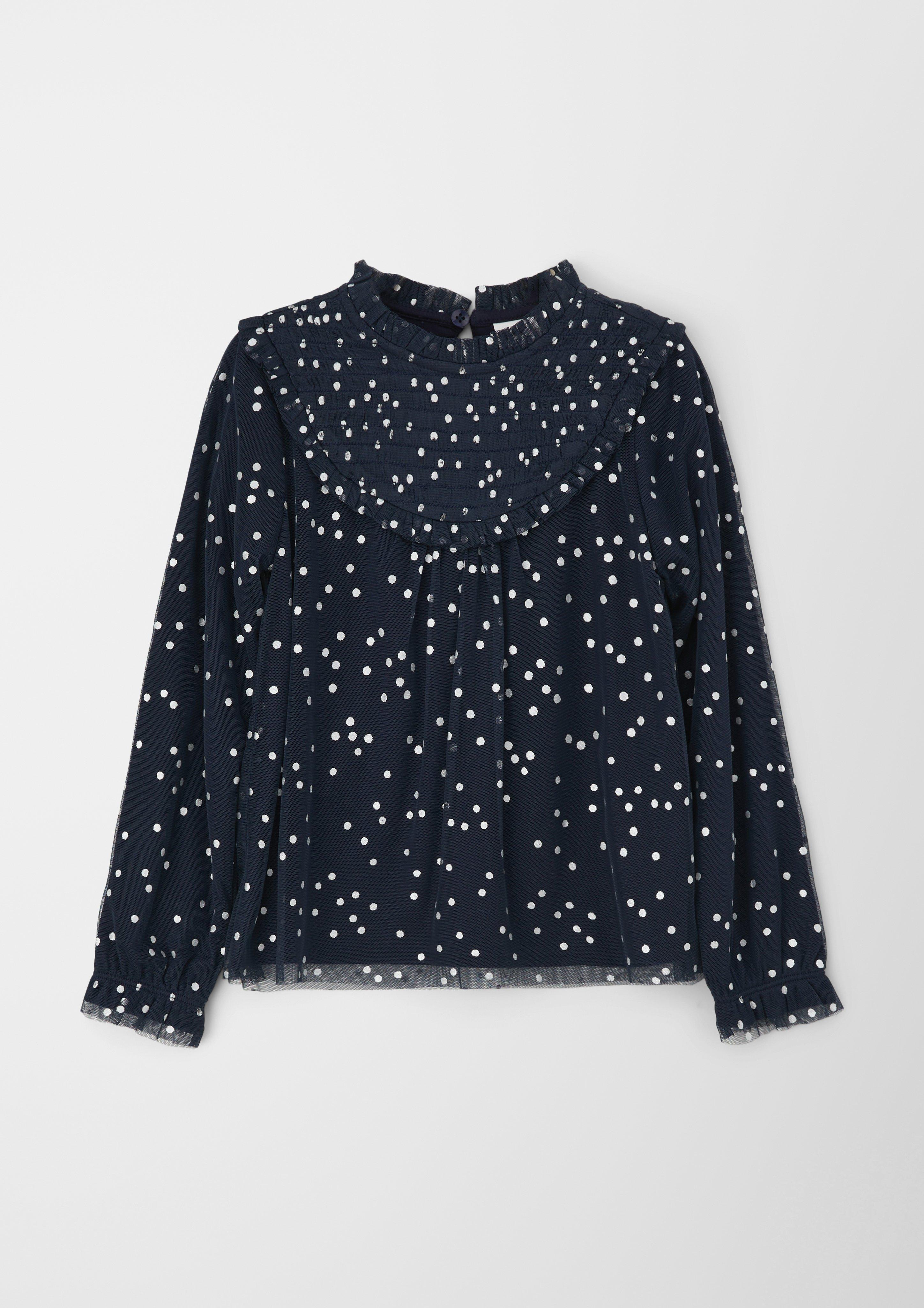Bluse mit Smok-Details  2122684-59A4