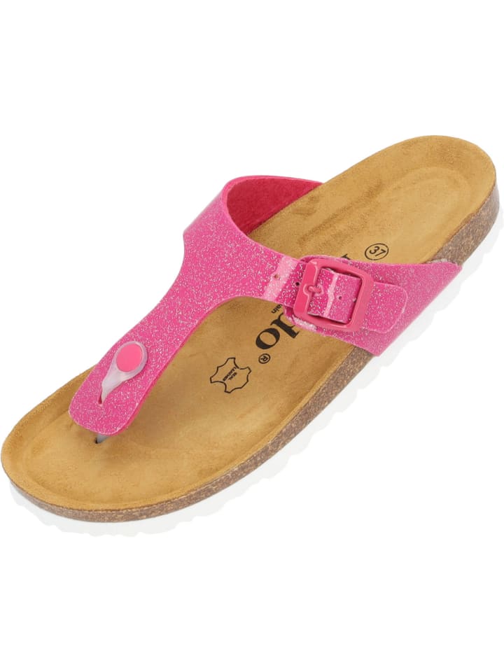 palado Zehentrenner in pink glitzer günstig kaufen